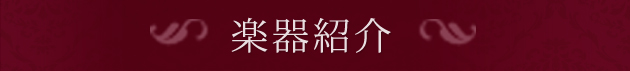 多数の楽器を取り揃え